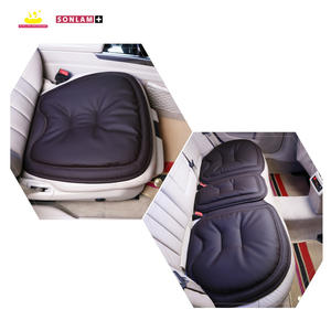 Nappa Leather Memory <b>Foam</b> Seat <b>Cushions</b> Pillow Wholesale ODM Ergonomic Lumbar Pillows Cool Car Seat <b>Cushion</b> Pad Full Set Coffee - Product Image 1
