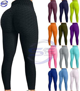 Leggings de yoga sin costuras de cintura alta para mujer Leggings de Yoga de material de algodón cómodo - Product Image 1