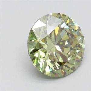 Vente flash Diamant vert fantaisie 2,00 carats Coupe ronde Pierre précieuse en vrac Prix fabricant fournisseur en gros - Product Image 4