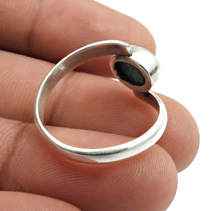 Gran oferta, anillo de forma ovalada de piedras preciosas de turquesa Natural de Plata de Ley 925 para mujer, joyería hecha a mano para compromiso de aniversario - Product Image 5