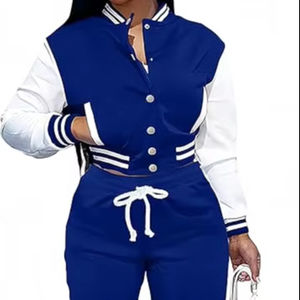 ชุดวอร์มฤดูใบไม้ผลิพิมพ์ลายมีฮู้ดสำหรับผู้หญิงขนาดพิเศษผ้าฝ้ายระบายอากาศ100% - Product Image 1