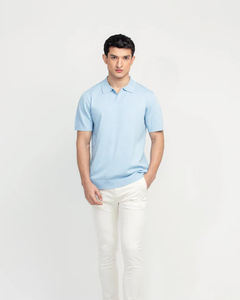 Camisetas Polo de Manga Corta para Hombre, Ligeras, Ajustadas, con Dobladillo Acanalado, sin Botones, Lisas, con Logotipo Personalizado, Nuevas, Coloridas, de Algodón para Verano - Product Image 3