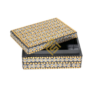 Unique MOP Box Horn Bone Necklace Custom Logo Jewellery Decorative Boxes for <b>Rings</b> Usage Top Selling <b>Indian</b> Handicrafts Item - Product Image 5