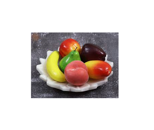 Mini bol à fruits en marbre de meilleure qualité bol à salade de fruits rond en pierre naturelle fabriqué en inde - Product Image 2