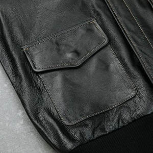 Chaqueta de Cuero para Hombre con Logotipo Personalizado, Manga Larga, Estilo Universitario, Informal, Estilo Béisbol, Nueva - Product Image 5