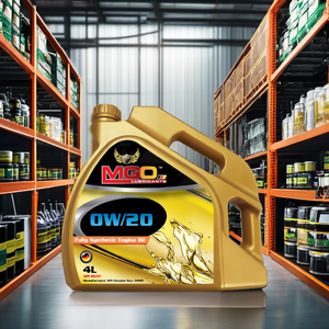 Megzol MGO 0W-20 Aceite sintético SN Certificado 14KG y 4L Plástico Alto rendimiento para un funcionamiento suave del motor - Product Image 1