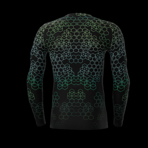 Personalizado de manga larga Urf 50 Rash Guard Totalmente sublimación de alta calidad BJJ Rash Guard Hombres - Product Image 4