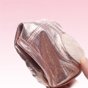 Chaussons de ballet souples pour filles avec empeigne en toile hautement extensible, doublure en coton et semelle extérieure en cuir véritable pour le yoga et la danse - Product Image 4