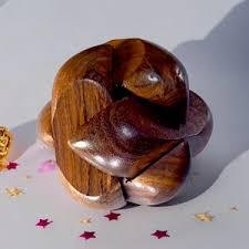 Puzzle 3d en bois fait main de luxe casse-tête et difficulté pour solution jeu de puzzle 3d en bois - Product Image 4