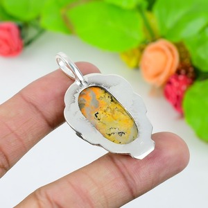 Girls Fashion Pendant Jewelry Bumble <b>Bee</b> Handmade 925 Sterling Silver Gemstone Pendant With 925 Stamp Silver Pendant Jewelry - Product Image 2