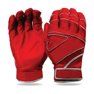 2025 Fabricante de fábrica de cuero de alta calidad Logotipo personalizado Guantes de bateo de béisbol Puño corto Diseño de sublimación Guantes beisbol - Product Image 4