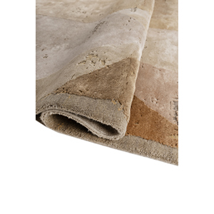 พรมไหมไผ่ผสมขนสัตว์ถักมือลายแอ็บสแตรกต์ รุ่น Esk-397(3D) ยี่ห้อ Kavi Gold สำหรับตกแต่งบ้าน ห้องโถง ห้องนอน รูปทรงสี่เหลี่ยมผืนผ้า ทำด้วยมือ - Product Image 2