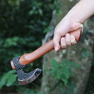 Wholesale Customized Premium Quality OEM ODM Service Outdoor Multi-functional Handforged <b>Camping</b> <b>axe</b> for Logging and Woodcutting - Product Image 6