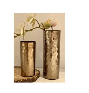 Modern Gold-Plated Metal <b>Flower</b> <b>Vase</b> Elegant Design for Event Table Decor Steel Toptable <b>Vase</b> <b>Small</b> MOQ Accepted - Product Image 5