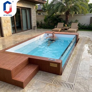 Kit de Piscina de Fibra de Vidrio de Fácil Instalación, Protección UV, Diseño Ecológico para Espacios Exteriores, Piscina de Fibra de Vidrio Estilo Resort para Diversión Familiar - Product Image 5