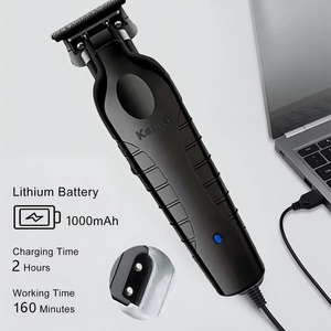 เครื่องตัดผมสีดำสำหรับ Kemei KM-2299เครื่องตัดผมสีดำ