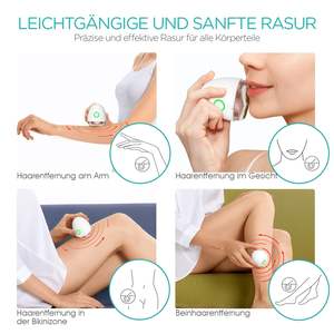 Afeitadora Eléctrica Inalámbrica para Afeitado en Seco y Húmedo, para Cara, Piernas, Axilas y Área del Bikini, Resistente al Agua - Product Image 5