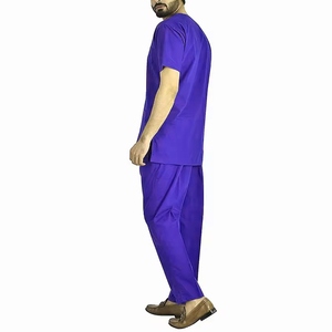 Modern Comfort Fit Medical Scrub Set Wholesale Custom Made High Quality Durable <b>Stretch</b> <b>Fabric</b> for Healthcare Professionals - Product Image 3