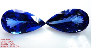 Piedras Preciosas de Tanzanita Natural Facetada en Forma de Pera de Alta Calidad para Joyería, Venta al Por Mayor, OEM, PDM GEMS - Product Image 3