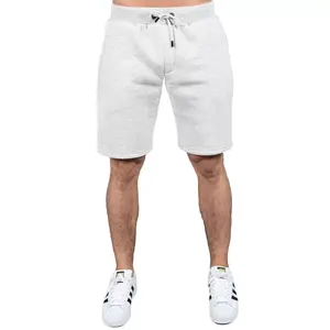Shorts décontractés de sport pour hommes, fabriqués au Pakistan, 100 % coton, coupe slim, été, logo personnalisé, séchage rapide, respirant, écologique, taille haute, cordon de serrage - Product Image 3