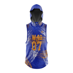 Camisetas de Fútbol Americano sin Mangas Personalizadas 7v7 para Hombre, Camuflaje, Bandera, OEM ODM, Tallas Grandes, Absorción de Humedad, Diseño Impreso por Transferencia de Calor - Product Image 2