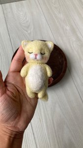 Adorable colección de juguetes de animales de fieltro ecológicos, criaturas de peluche suaves hechas a mano para un juego imaginativo - Product Image 3