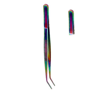 Pinzas dentales de alta calidad, pinzas de acero alemanas recubiertas de Color con ángulo con pinzas universitarias, venta al por mayor, personalizadas - Product Image 5