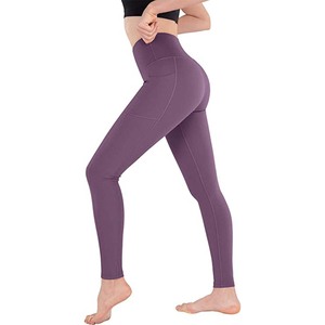 High Quality <b>Seamless</b> <b>Leggings</b> for Women No Front Line High Waist Athletic Yoga Pants for Summer - Product Image 3