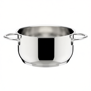 DELIZIOSA Lagostina Cacerola de Acero Inoxidable de 24 cm de Profundidad con Acabado Cromado Pulido, Colección Lagotherm - Product Image 2