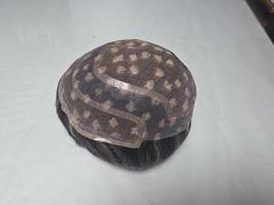 Perruque de cheveux humains indiens Remy Deep Wave Kinky Straight pour hommes Taz Hair BD Lace Front PU Base gauche/droite Prothèse de cheveux professionnelle - Product Image 3