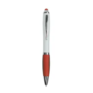 Penna Personalizzata Bianca 15821 con Impugnatura Gommata, Gadget Promozionale - Product Image 4