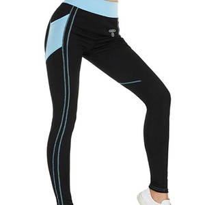 Leggings respirants personnalisés avec logo imprimé pour femmes, leggings de yoga de qualité supérieure, couleur unie, pour la salle de sport et le fitness - Product Image 3