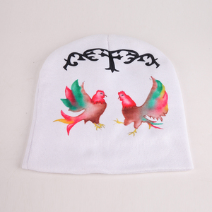 Venta al por mayor de sombreros de invierno personalizados 100% acrílico diseñador Y2K Jacquard satén forrado Beanie sombreros para unisex y su propio diseño - Product Image 6