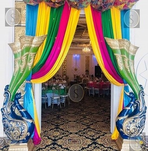 รูปปั้นนกยูงสำหรับเวทีงานแต่งงานทำจากไม้ - Product Image 5