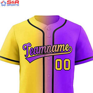 Jersey de béisbol El mejor diseño Jersey de béisbol personalizado El más nuevo Jersey de béisbol de impresión personalizado en blanco famoso - Product Image 3