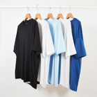 Alta calidad 300 GSM algodón grueso en blanco liso de peso pesado sudaderas con capucha de gran tamaño sin cuerda Unisex logotipo personalizado de talla grande sudaderas con capucha para hombres - Product Image 5