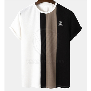 เสื้อยืดคอกลมแขนสั้นลำลองสำหรับผู้ชายใส่หน้าร้อน ผ้าฝ้าย 100% สีสันปรับแต่งได้ คุณภาพสูง ระบายอากาศดี เป็นมิตรกับสิ่งแวดล้อม - Product Image 1