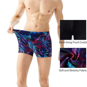 Top Quality Polyester Spandex Fabric Quick Drying Breathable Swimming <b>Trunks</b> Summer Swimming Boxer - Product Image 4