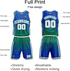 Uniforme de baloncesto personalizado Reversible de alta calidad para hombre, camiseta atlética sin mangas con patrón 3D con ropa de equipo personalizada - Product Image 5