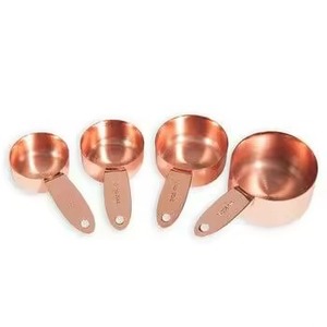 Taza Medidora de Cobre Martillado con Acabado Especial que Garantiza un Brillo Duradero Incluso Después de Múltiples Usos Diarios de Cocina - Product Image 3