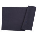 Luxury Designer Satin Scarf-Navy Blue 70x200cm Polyester Custom Design for All Seasons - Product Image 3
