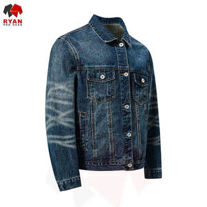 Veste en jean pour homme de haute qualité, conception personnalisée OEM et ODM disponible, fermeture à boutons, style décontracté pour tous les jours - Product Image 3