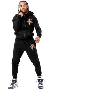 Ensembles de costumes d'hiver à superpositions pour hommes avec logo personnalisé Survêtements deux pièces avec sweats à capuche Survêtements Caractéristiques de maternité Option survêtement - Product Image 4
