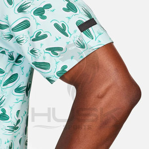 เสื้อโปโลเล่นกีฬาสำหรับผู้ชายเสื้อโปโลผ้าโพลีเอสเตอร์ดูดซับความชื้นได้สี่ทิศทางออกแบบได้ตามต้องการ - Product Image 5