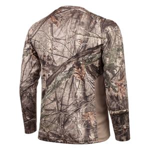 T-shirt de chasse à manches courtes avec imprimé camouflage personnalisé, logo personnalisé, chemises de chasse camouflage à manches courtes pour l'extérieur - Product Image 3