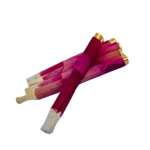 Superbros ROUGE ROSE PETAL WRAPS/CONES CONSEILS DE FILTRE EN BOIS Étiquette personnalisée Boîte fruitée aromatisée - Product Image 2