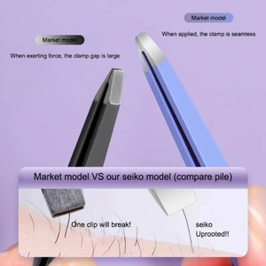 Hot Sale 4pcs Lightweight Reusable Slanted Tip Stainless Steel Volume Eyelash Eyebrow Tweezers Beauty <b>Makeup</b> <b>Tool</b> for Eyebrow - Product Image 4