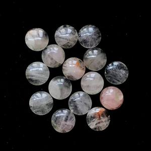 15โรสควอตซ์อัญมณีทรงกลมธรรมชาติ7x20x20มม. หินขัดหลวมสำหรับทำเครื่องประดับ - Product Image 6