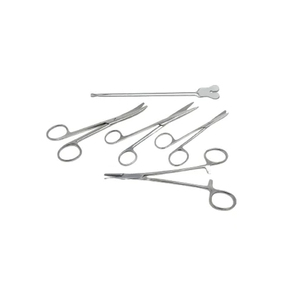 Kit de Instrumentos de Cirugía Básica de Alta Calidad QNQ, Fuente de Alimentación Manual, Pinzas de Acero Inoxidable, Kit de Cirugía Menor QNQ-SI-005 Clase II - Product Image 2