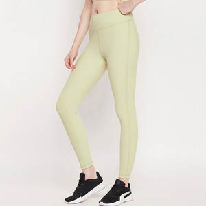 Wholesale Women's High Waist <b>Knitted</b> <b>Leggings</b>-Gym Workout Tight Scrunch Breathable & Quick Dry Seamless Design for Fitness Yoga - Product Image 3